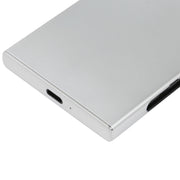 Original Battery Back Cover with Camera Lens Cover for Sony Xperia XZ1 Compact(Silver)