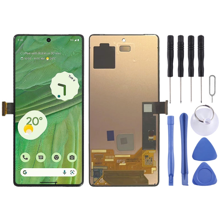 Original AMOLED LCD Screen For Google Pixel 7 GVU6C, GQML3 with Digitizer Full Assembly - free shipping - PMC TechLife - Order now!