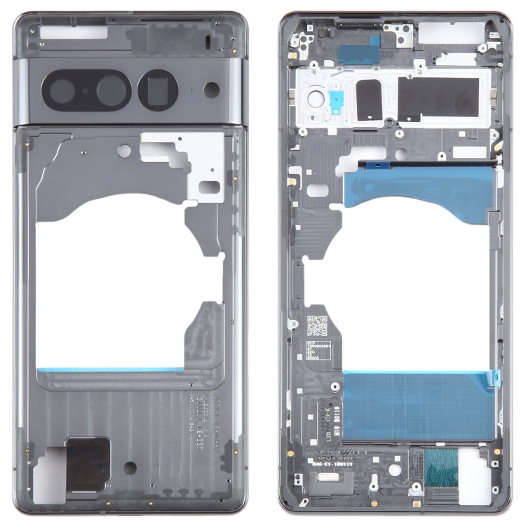 For Google Pixel 7 Pro Front Housing LCD Frame Bezel Plate(Black) - free shipping - PMC TechLife - Order now!