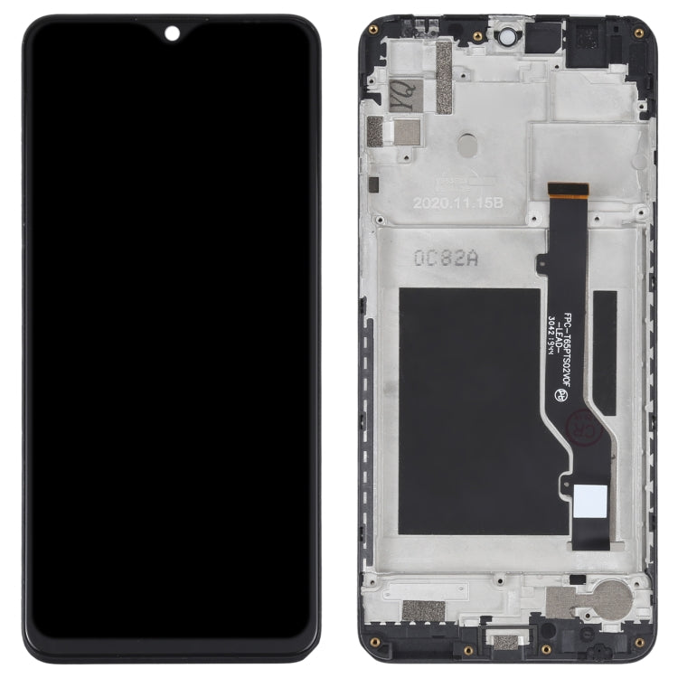 OEM LCD Screen For ZTE Blade A7S 2020 A7020 Digitizer Full Assembly with Frame (Black) - free shipping - PMC TechLife - Order now!