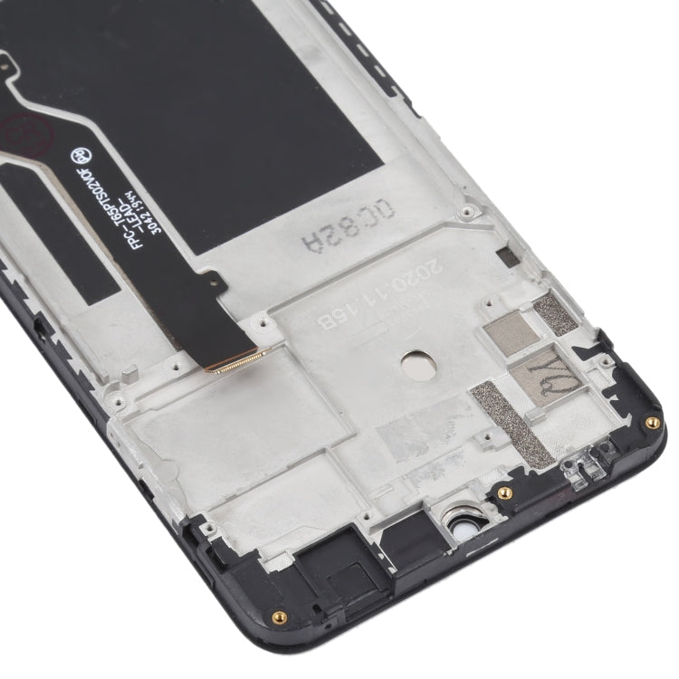 OEM LCD Screen For ZTE Blade A7S 2020 A7020 Digitizer Full Assembly with Frame (Black)