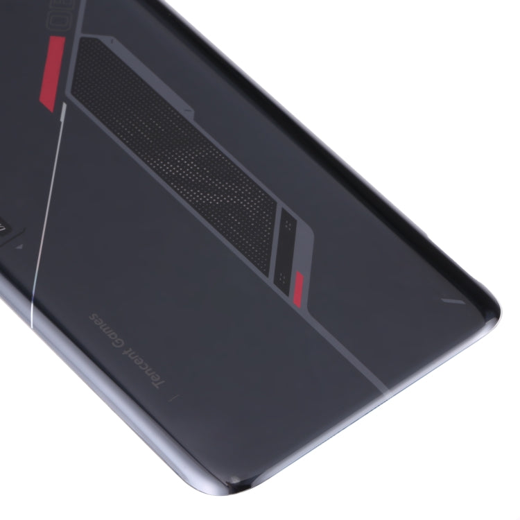 Glass Battery Back Cover for Asus ROG Phone 6 AI2201-C AI2201-F(Black) - Back Cover by PMC TechLife | Online Shopping South Africa | PMC TechLife