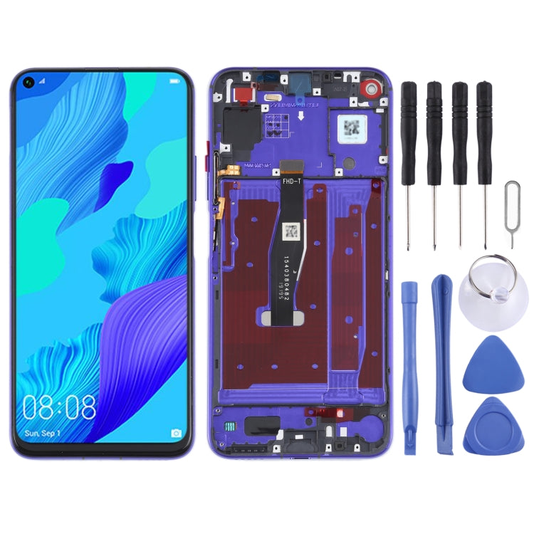Original LCD Screen For Honor 20 / Huawei Nova 5T Digitizer Full Assembly with Frame(Purple) - free shipping - PMC TechLife - Order now!