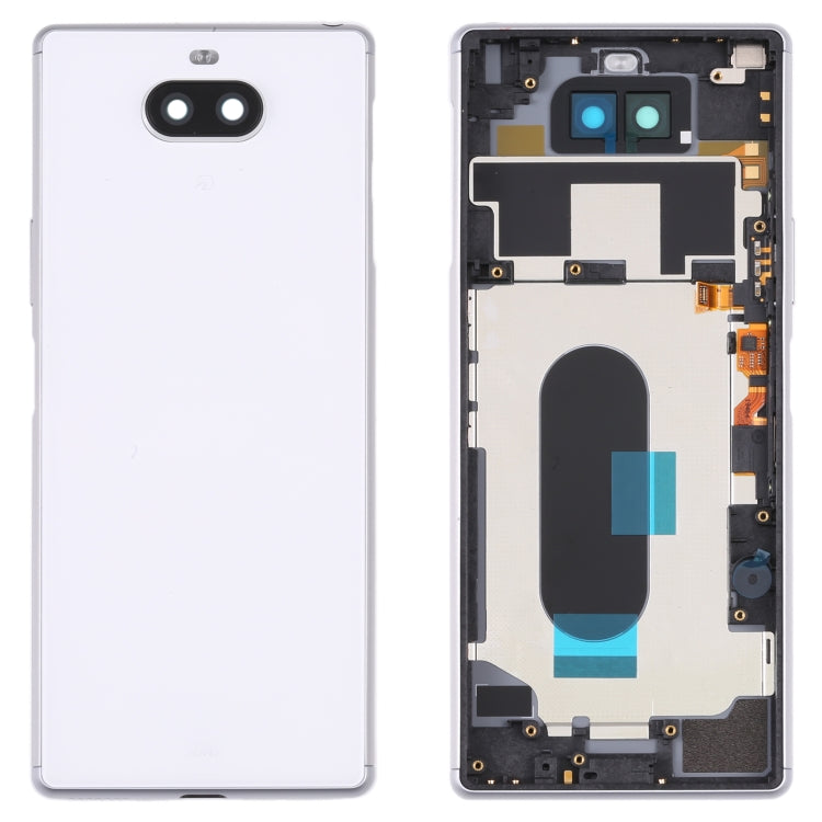 For Sony Xperia 8 Original Battery Back Cover(White) - Back Cover by PMC TechLife | Online Shopping South Africa | PMC TechLife