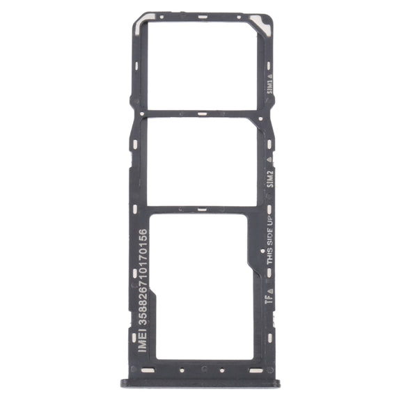 For TCL 30 SE / 30E / 305 / 306 Original SIM Card Tray + SIM Card Tray + Micro SD Card Tray(Grey)