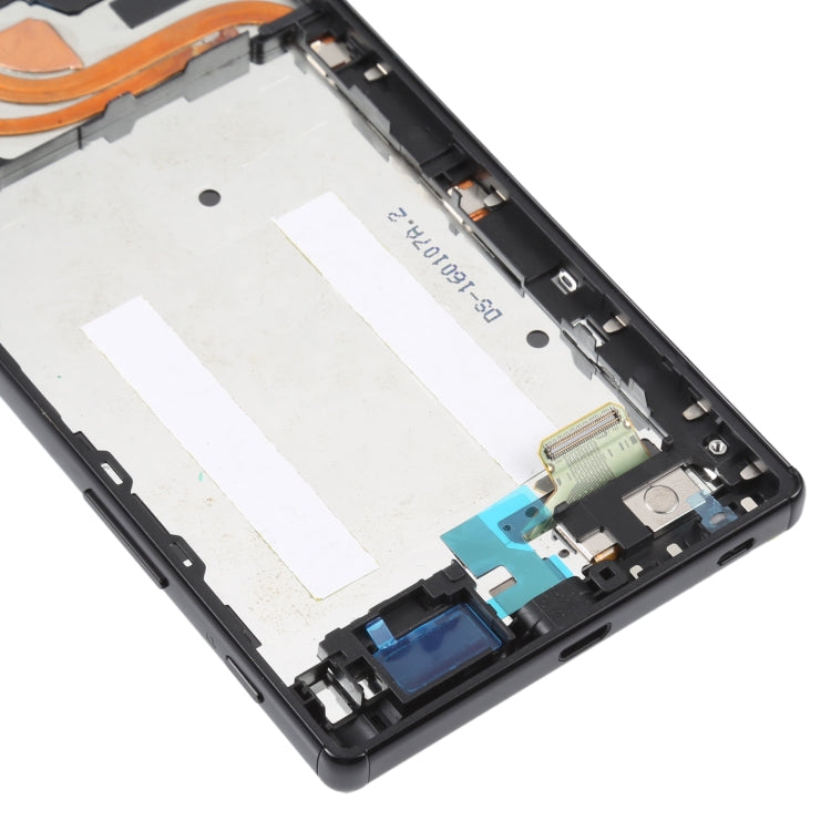 Original LCD Screen For Sony Xperia Z5 Premium E6853 Digitizer Full Assembly with Frame(Black)