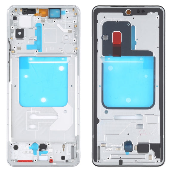 For vivo iQOO 7 Original Front Housing LCD Frame Bezel Plate (Silver)