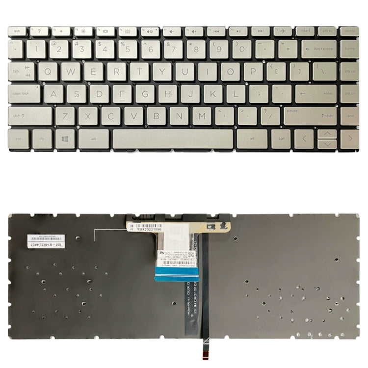 US Version Keyboard with Backlight For HP Pavilion x360 14-CE 14-DH 14-cd 14m-cd 14t-cd 14-CE000 L47854-171 (Gold) - Replacement Keyboards by PMC TechLife | Online Shopping South Africa | PMC TechLife