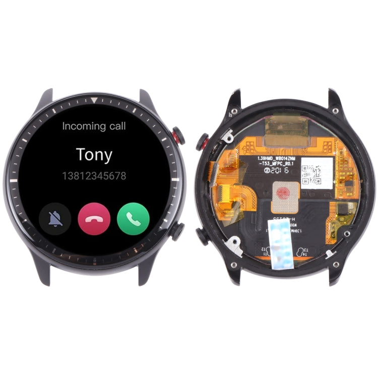 Original LCD Screen For Amazfit GTR 2 Digitizer Full Assembly With Frame - free shipping - PMC Jewellery - Order now!
