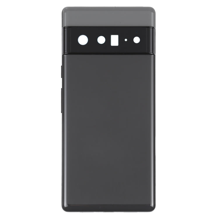 For Google Pixel 6 Pro Battery Back Cover with Middle Frame(Black) - Back Cover by PMC TechLife | Online Shopping South Africa | PMC TechLife