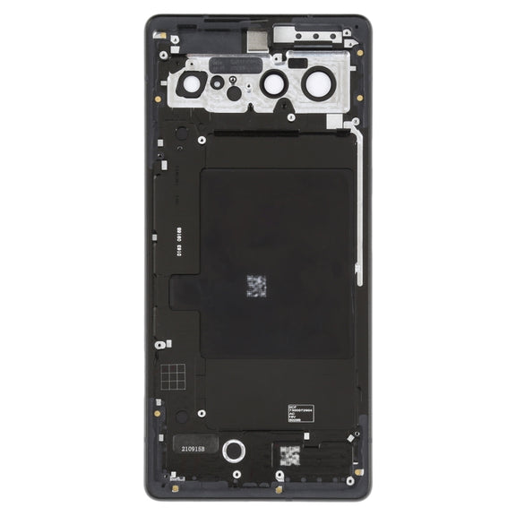 For Google Pixel 6 Battery Back Cover with Middle Frame(Black)