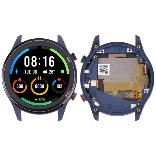 Original LCD Screen For Xiaomi Mi Watch / Watch Color Sport / Watch Revolve Active Digitizer Full Assembly with Frame (Blue) - free shipping - PMC Jewellery - Order now!