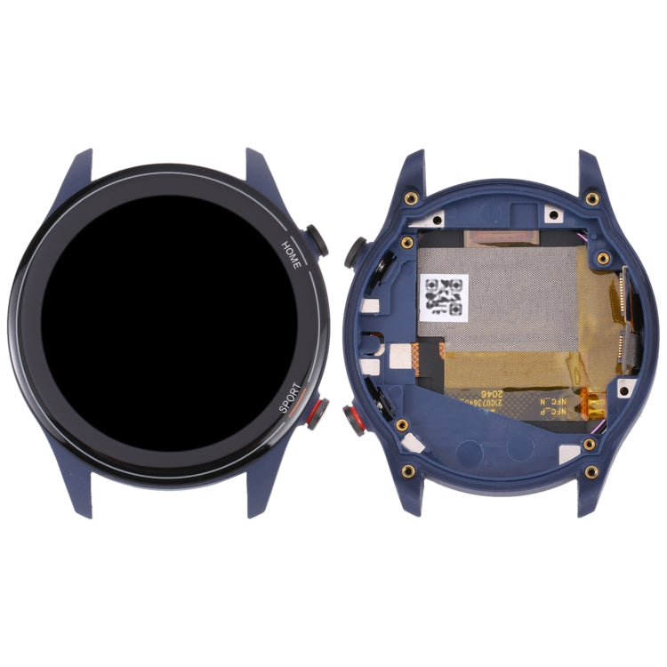 Original LCD Screen For Xiaomi Mi Watch / Watch Color Sport / Watch Revolve Active Digitizer Full Assembly with Frame (Blue)