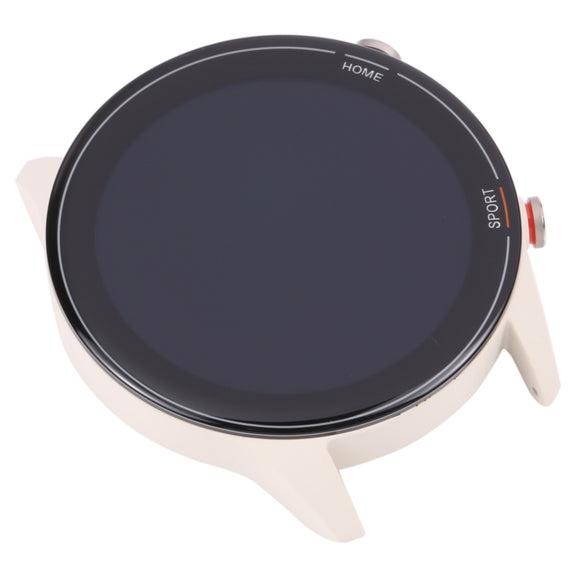 Original LCD Screen For Xiaomi Mi Watch / Watch Color Sport / Watch Revolve Active Digitizer Full Assembly with Frame (White)