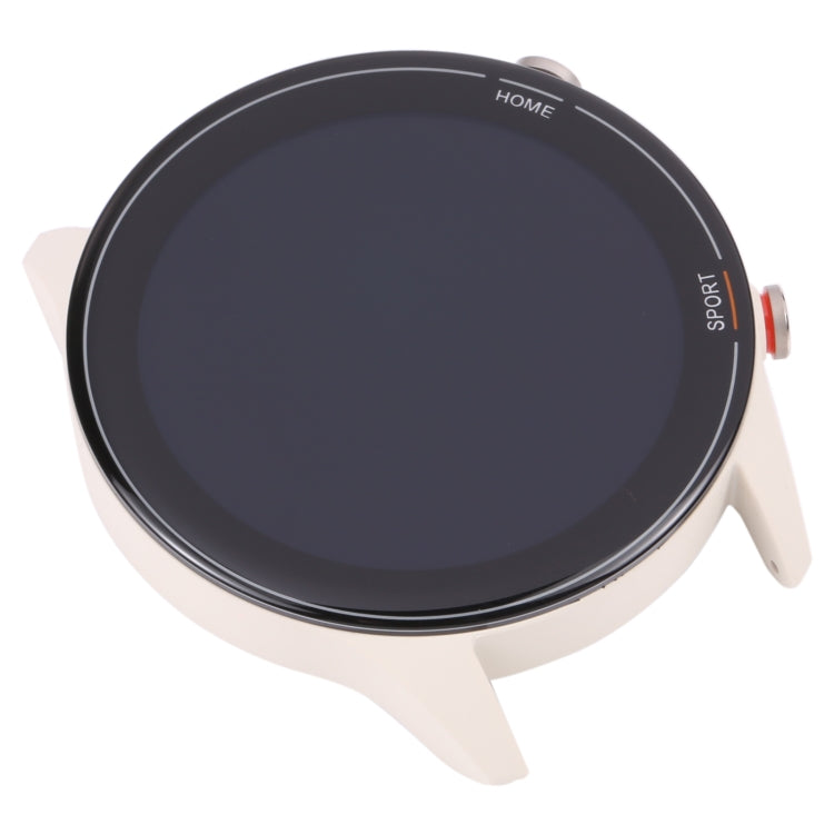 Original LCD Screen For Xiaomi Mi Watch / Watch Color Sport / Watch Revolve Active Digitizer Full Assembly with Frame (White)