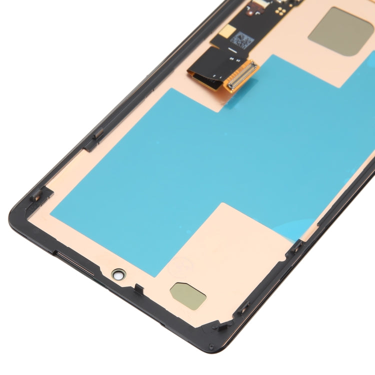 For Google Pixel 7 Pro GV4BC GE2AE Original AMOLED LCD Screen Digitizer Full Assembly with Frame (Black)