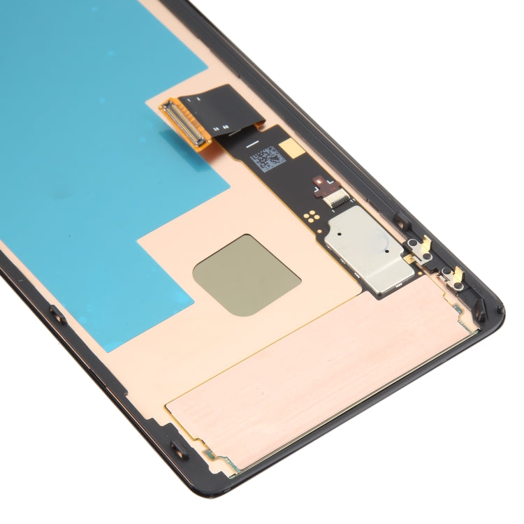 For Google Pixel 7 Pro GV4BC GE2AE Original AMOLED LCD Screen Digitizer Full Assembly with Frame (Black)