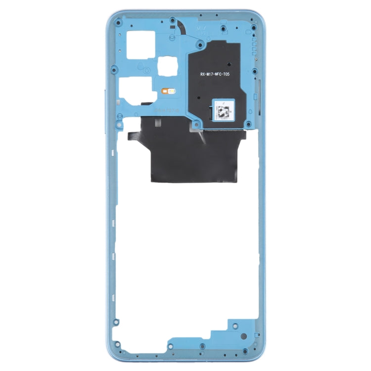 For Xiaomi Redmi Note 12 Middle Frame Bezel Plate (Blue) - Frame Bezel Plate by PMC TechLife | Online Shopping South Africa | PMC TechLife