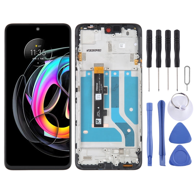 Original OLED LCD Screen For Motorola Edge 20 Fusion / Edge 20 Lite Digitizer Full Assembly with Frame - free shipping - PMC TechLife - Order now!