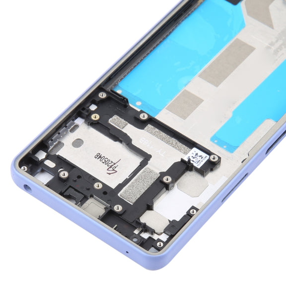 For Sony Xperia 10 IV Original Middle Frame Bezel Plate (Purple)