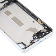 For Sony Xperia 10 IV Original Middle Frame Bezel Plate (White)