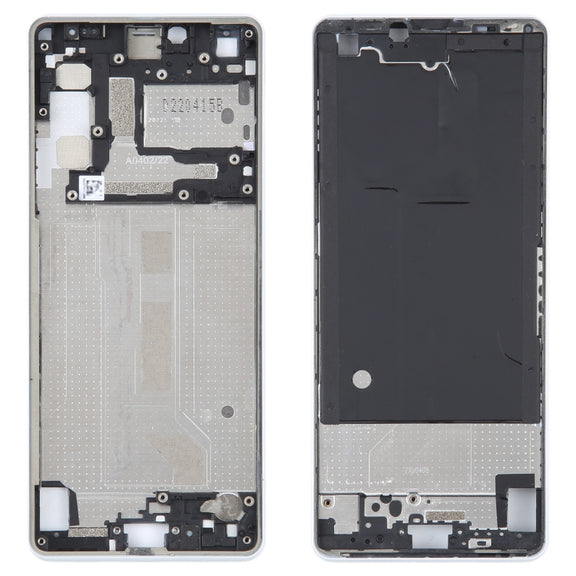 For Sony Xperia 10 IV Original Middle Frame Bezel Plate (White)