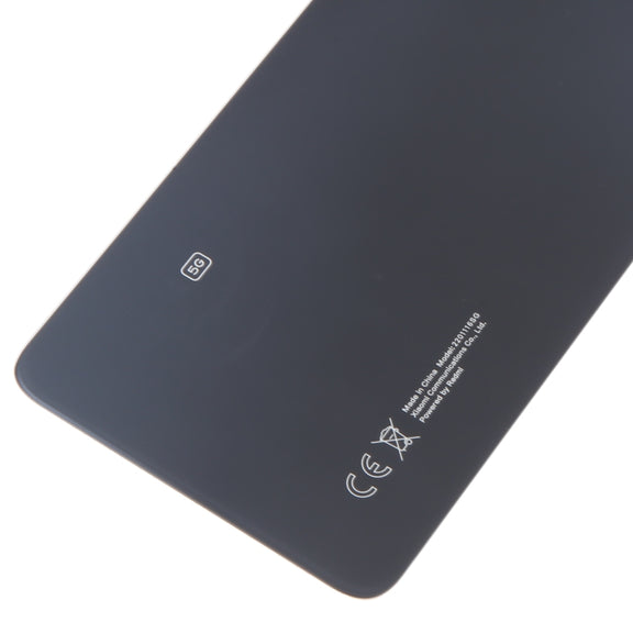 For Xiaomi Redmi Note 11 Pro+ 5G India Original Battery Back Cover with Camera Lens Cover(Black)