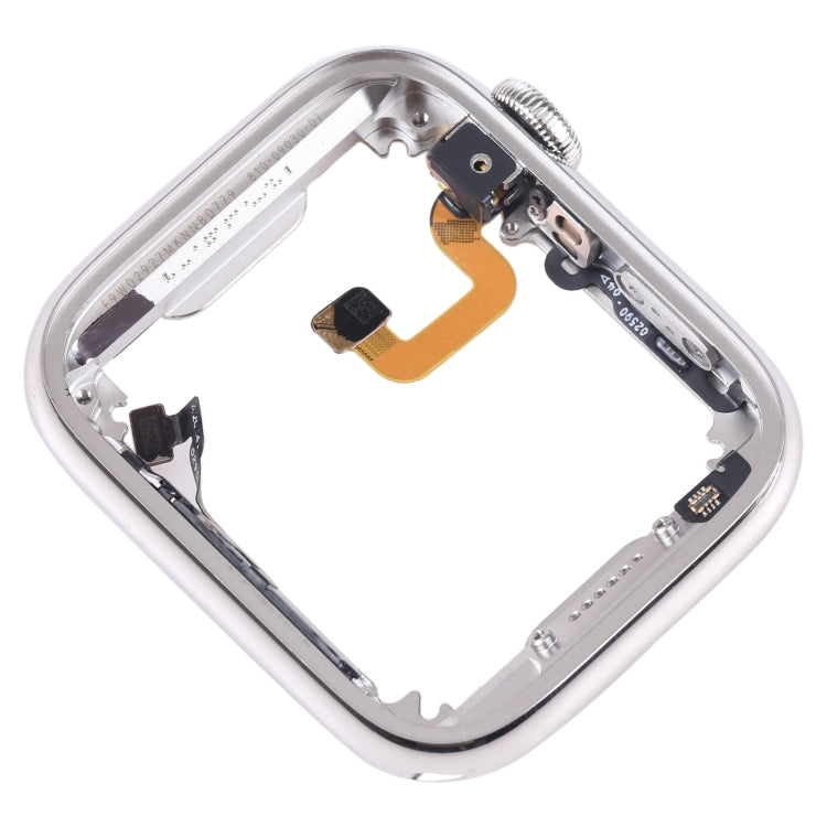 For Apple Watch Series 6 44mm Middle Frame Bezel Plate with Loudspeaker / Power / Rotating Shaft Flex Cable
