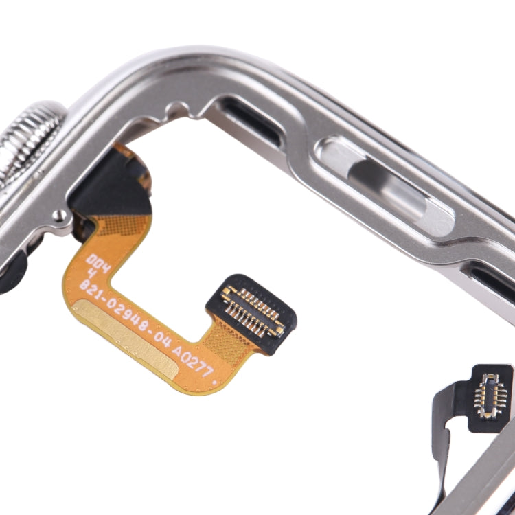 For Apple Watch Series 6 44mm Middle Frame Bezel Plate with Loudspeaker / Power / Rotating Shaft Flex Cable