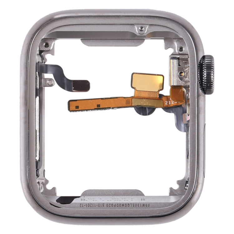 For Apple Watch Series 7 41mm Middle Frame Bezel Plate with Loudspeaker / Power / Rotating Shaft Flex Cable