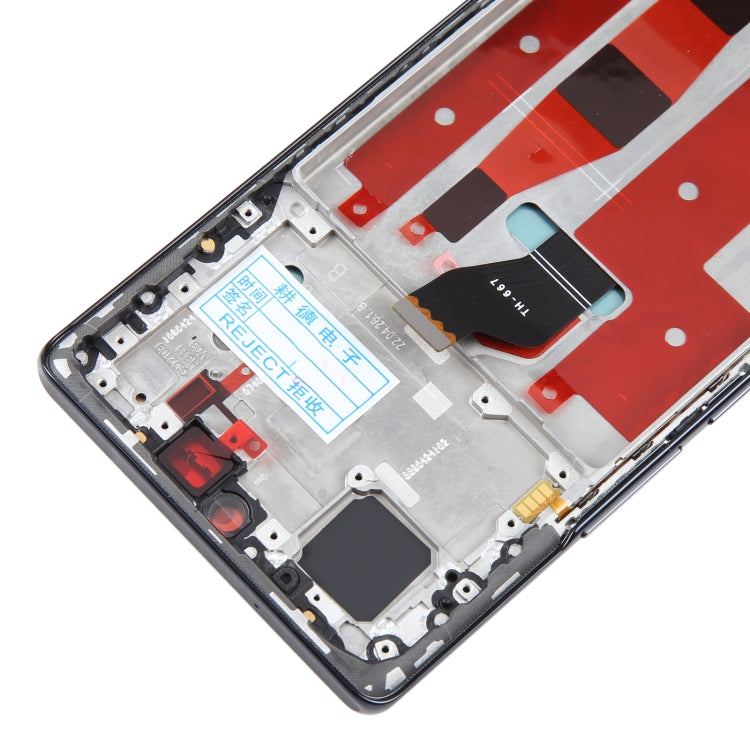 Original LCD Screen For Honor 60 Digitizer Full Assembly with Frame(Black)