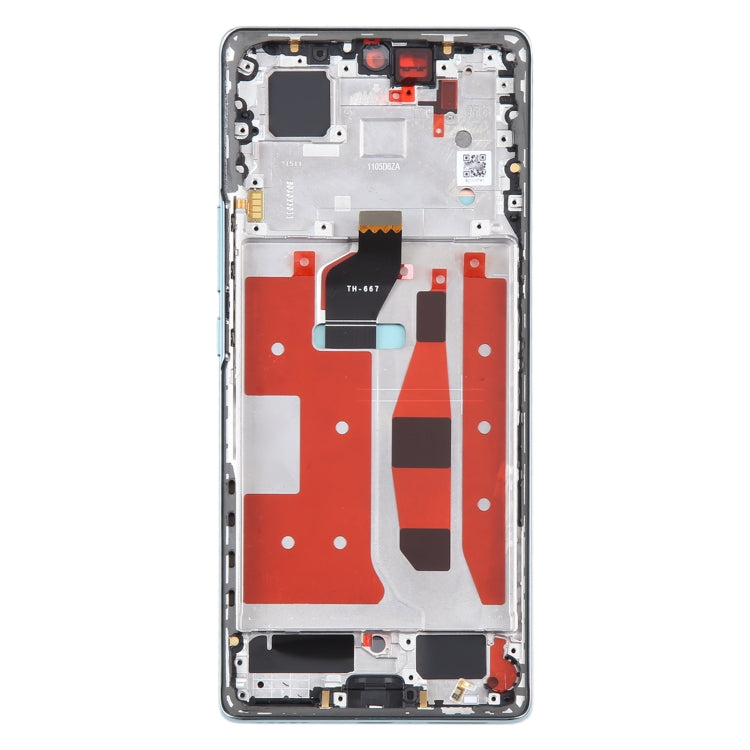 Original LCD Screen For Honor 60 Digitizer Full Assembly with Frame(Green)