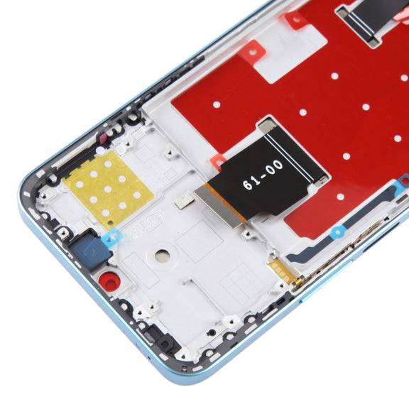 Original LCD Screen For Honor X8a Digitizer Full Assembly with Frame(Blue)