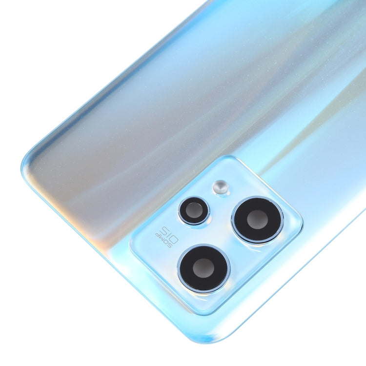 For Realme 9 Pro+ Original Battery Back Cover with Camera Lens Cover(Blue)