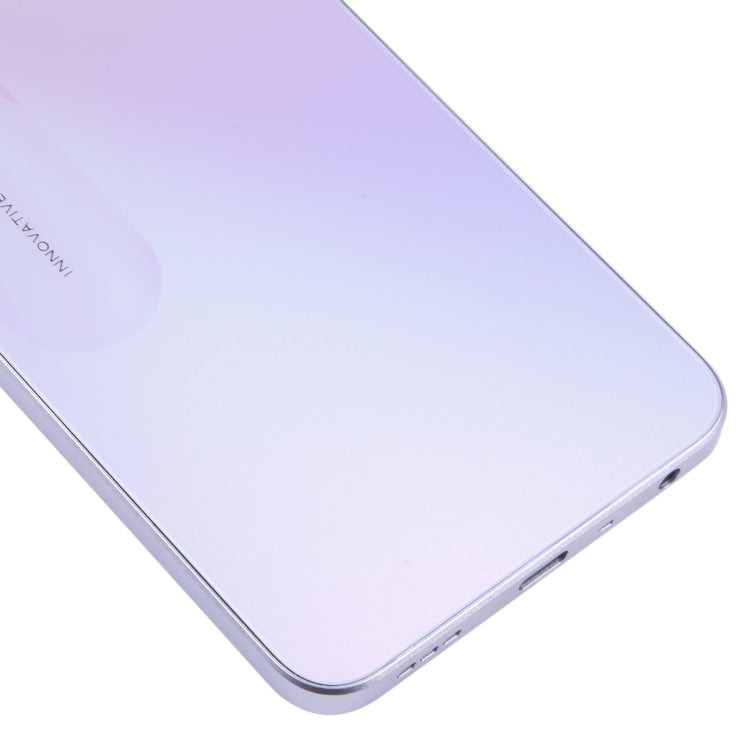 For OPPO A58 5G Original Battery Back Cover with Middle Frame(Purple)