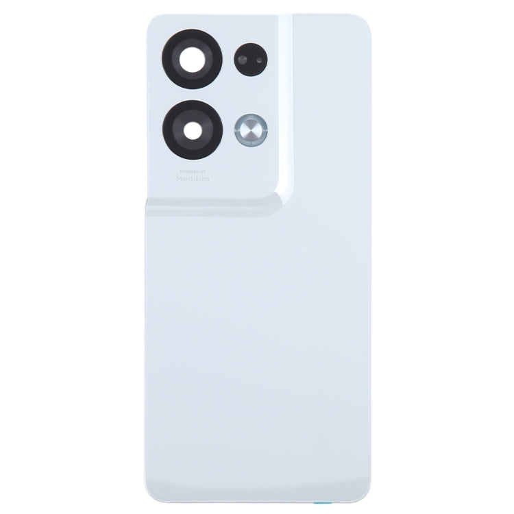 For OPPO Reno8 Pro+ Original Battery Back Cover with Camera Lens Cover(White) - Back Cover by PMC TechLife | Online Shopping South Africa | PMC TechLife