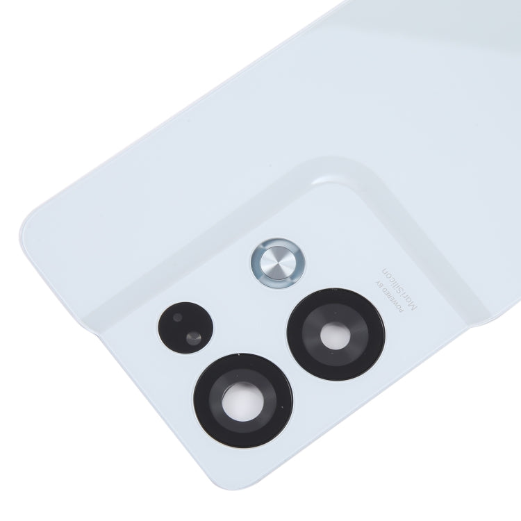 For OPPO Reno8 Pro+ Original Battery Back Cover with Camera Lens Cover(White) - Back Cover by PMC TechLife | Online Shopping South Africa | PMC TechLife