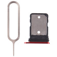 For Google Pixel 7A Original SIM Card Tray with SIM Pin (Red) - Card Tray by PMC TechLife | Online Shopping South Africa | PMC TechLife