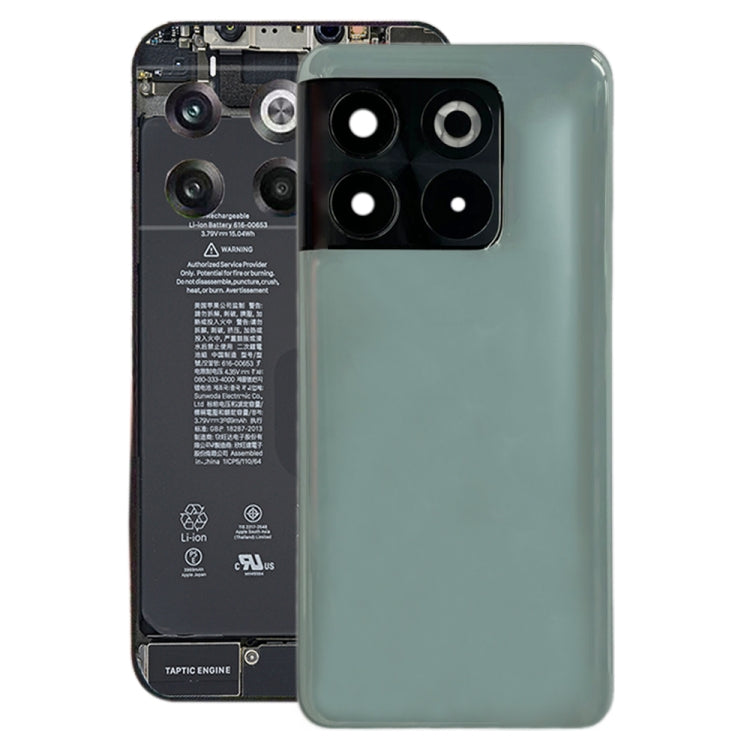 For OnePlus Ace Pro PGP110 Battery Back Cover with Camera Lens Cover (Green) - Back Cover by PMC TechLife | Online Shopping South Africa | PMC TechLife