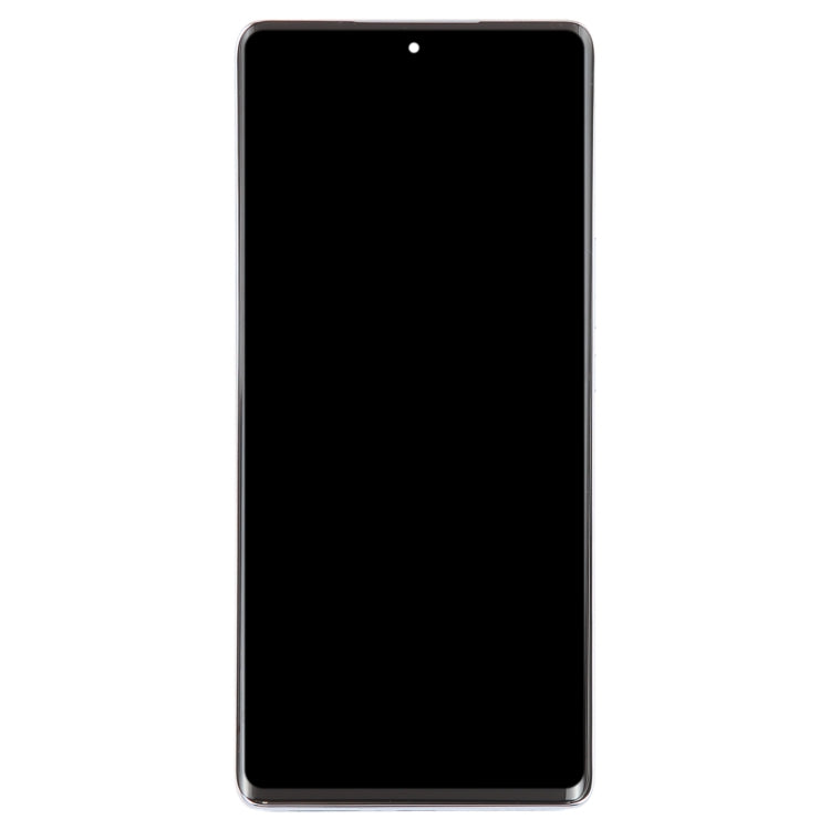For Honor X9A Original LCD Screen Digitizer Full Assembly with Frame (Silver)