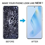 For Honor Magic5 Original LCD Screen Digitizer Full Assembly with Frame (Gold)