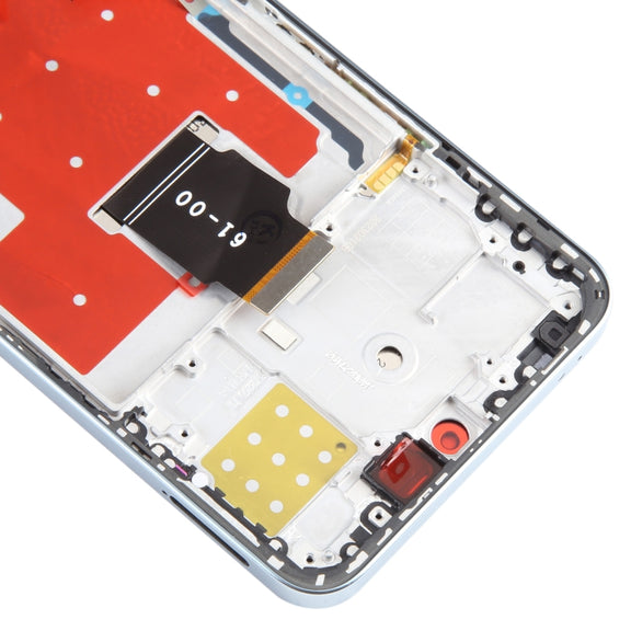 For Honor 90 Lite Original LCD Screen Digitizer Full Assembly with Frame (Silver)