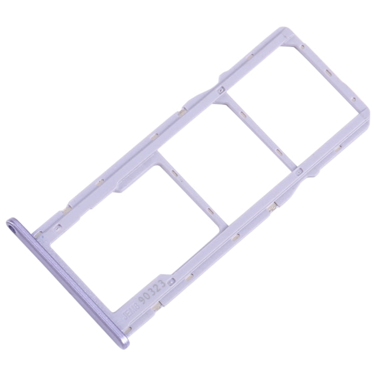 For Motorola Moto G7 Play SIM Card Tray + SIM Card Tray + Micro SD Card Tray (Purple) - Card Socket by PMC TechLife | Online Shopping South Africa | PMC TechLife