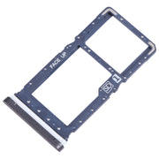 For Motorola Moto G Play 2021 SIM Card Tray + Micro SD Card Tray (Black)