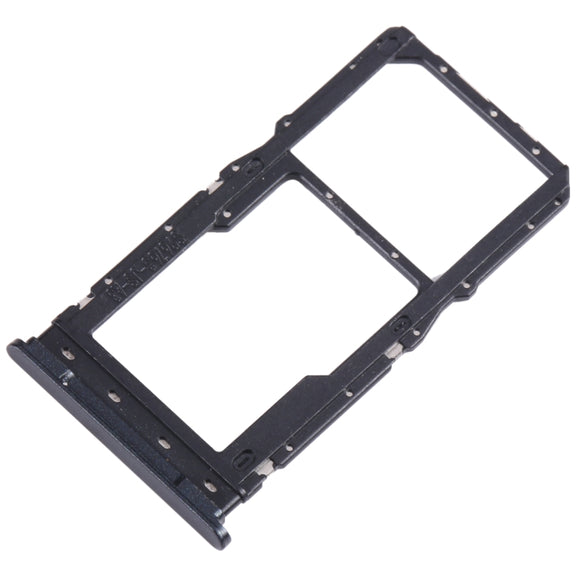 For Motorola Moto G Pure SIM Card Tray + Micro SD Card Tray (Black)