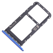 For Motorola Moto G Power 2021 SIM Card Tray + Micro SD Card Tray (Blue)