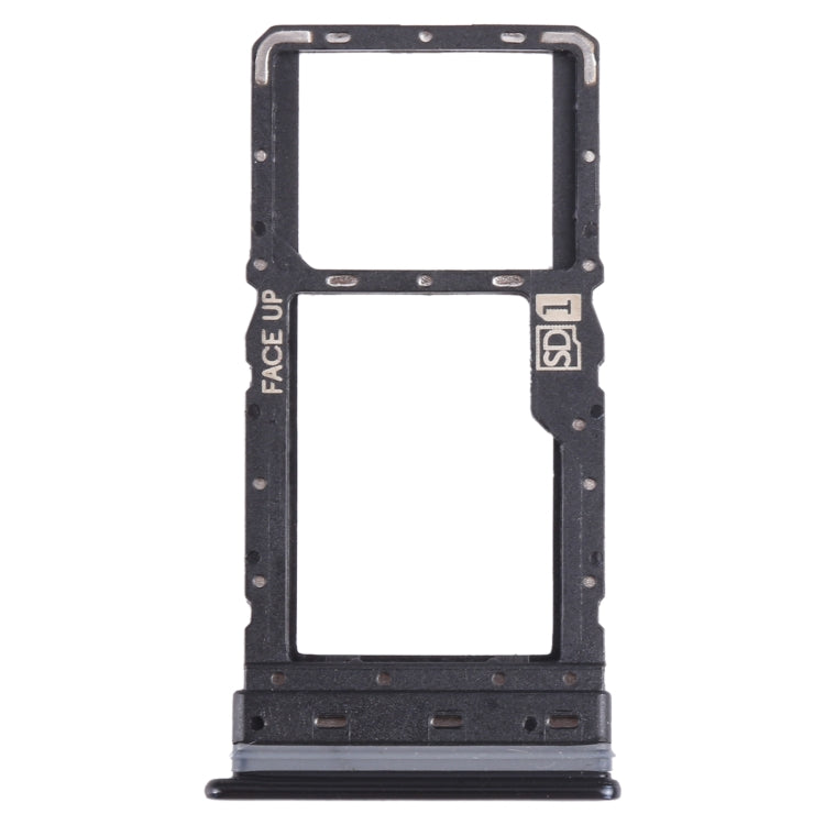 For Motorola Moto G Stylus 2021 SIM Card Tray + Micro SD Card Tray (Black) - Card Socket by PMC TechLife | Online Shopping South Africa | PMC TechLife | Buy Now Pay Later Mobicred