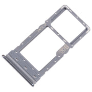 For Motorola Moto G Stylus 2021 SIM Card Tray + Micro SD Card Tray (Silver)