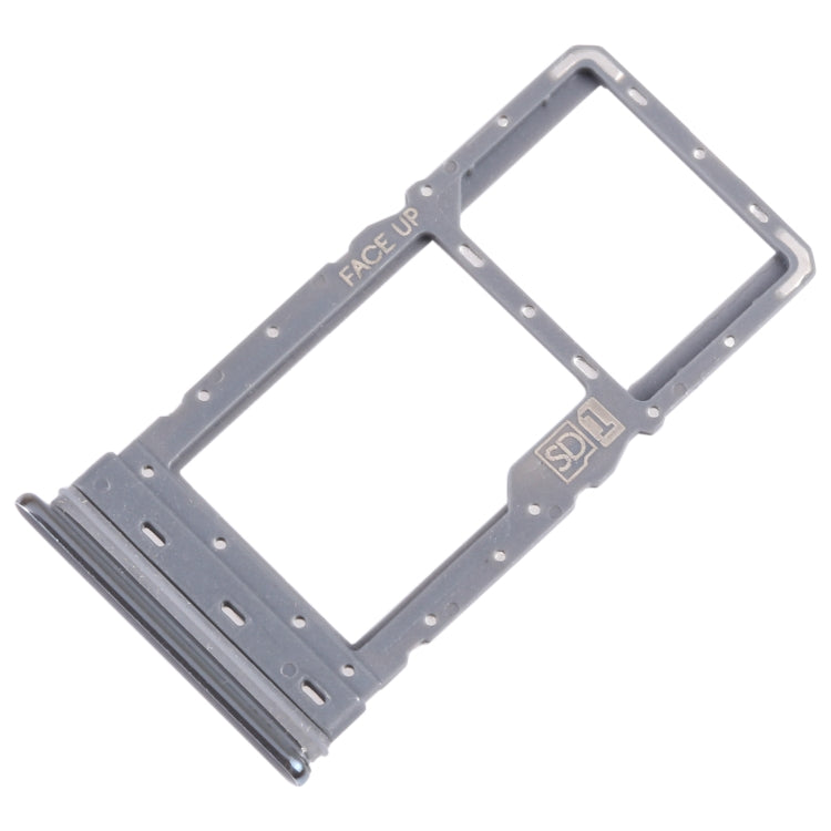For Motorola Moto G Stylus 2021 SIM Card Tray + Micro SD Card Tray (Silver)