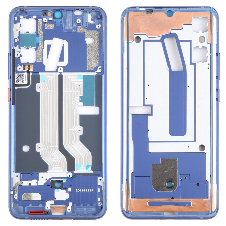 For ZTE Axon 10 Pro 5G Middle Frame Bezel Plate (Blue) - For ZTE by PMC TechLife | Online Shopping South Africa | PMC TechLife